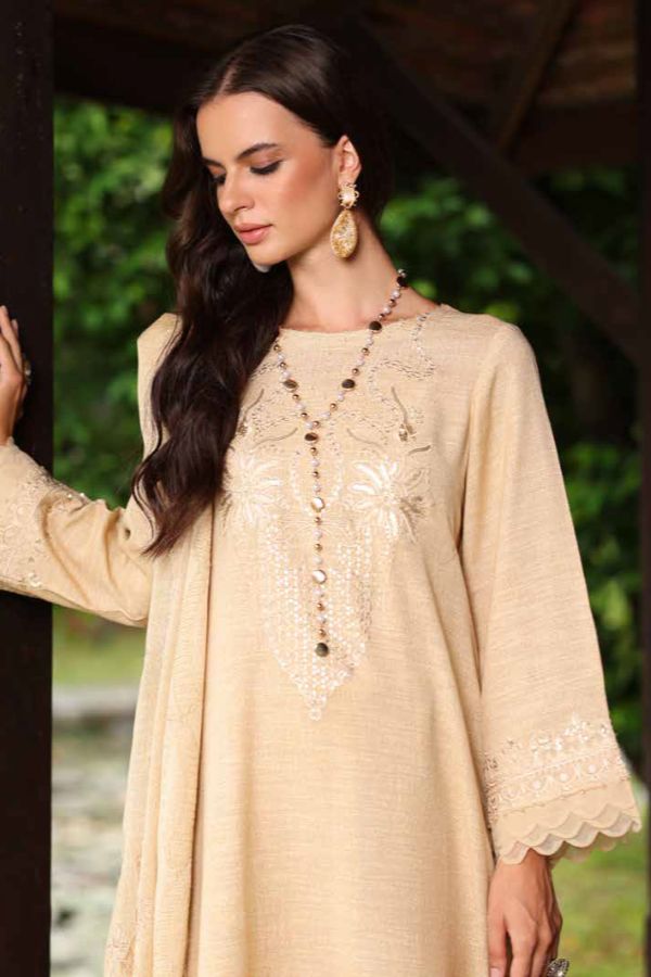 RA Tehzeeb Emb L-Peach`25 Vol-2 TL#450