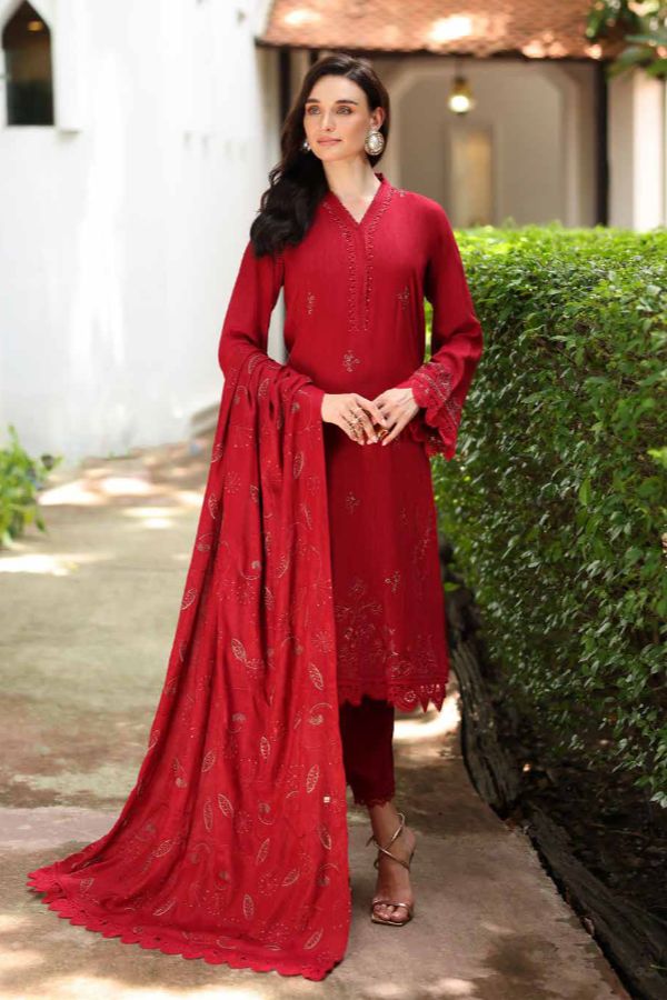 RA Tehzeeb Emb L-Peach`25 Vol-2 TL#452