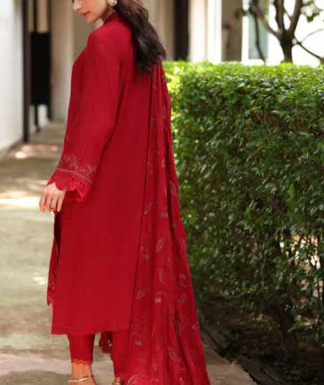 RA Tehzeeb Emb L-Peach`25 Vol-2 TL#452