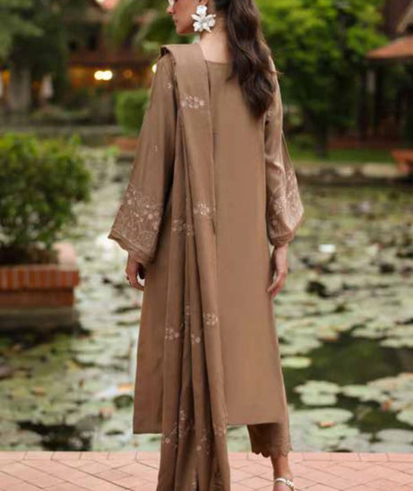 RA Tehzeeb Emb L-Peach`25 Vol-2 TL#453