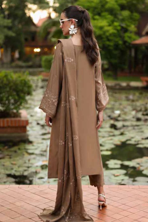 RA Tehzeeb Emb L-Peach`25 Vol-2 TL#453