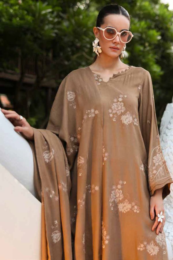 RA Tehzeeb Emb L-Peach`25 Vol-2 TL#453