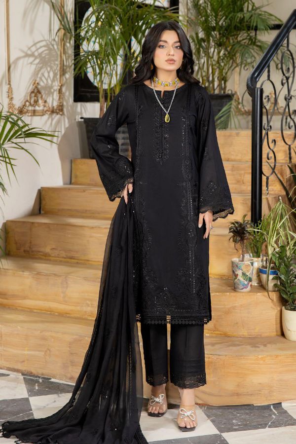 RA Tehzeeb Emb Schiffli Lawn`24 Vol-2 TL#53