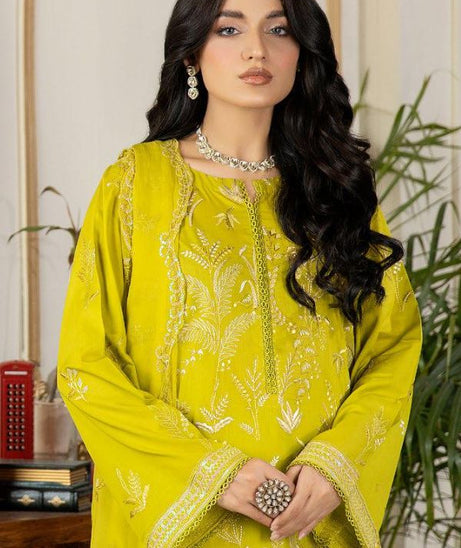 RA Tehzeeb Emb Schiffli Lawn`24 Vol-2 TL#54