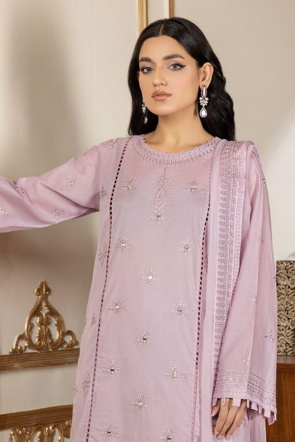 RA Tehzeeb Emb Schiffli Lawn`24 Vol-2 TL#55