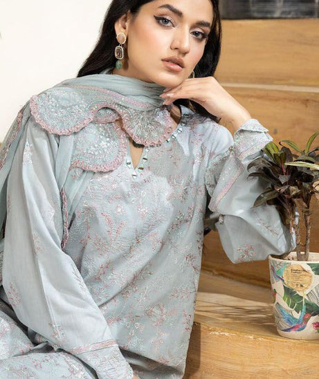 RA Tehzeeb Emb Schiffli Lawn`24 Vol-2 TL#57