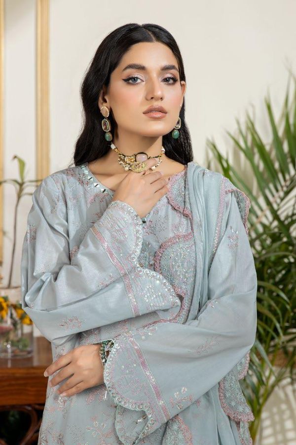 RA Tehzeeb Emb Schiffli Lawn`24 Vol-2 TL#57