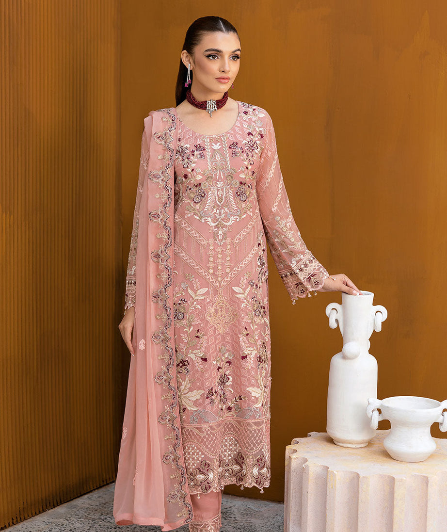 Ramsha Chevron Chiffon`25 Vol-10 D#1005