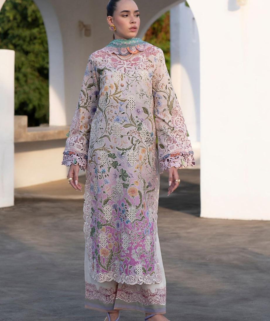 AJR Printkari Lawn`25 AJR#08 Rose
