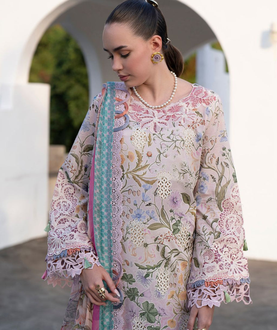 AJR Printkari Lawn`25 AJR#08 Rose