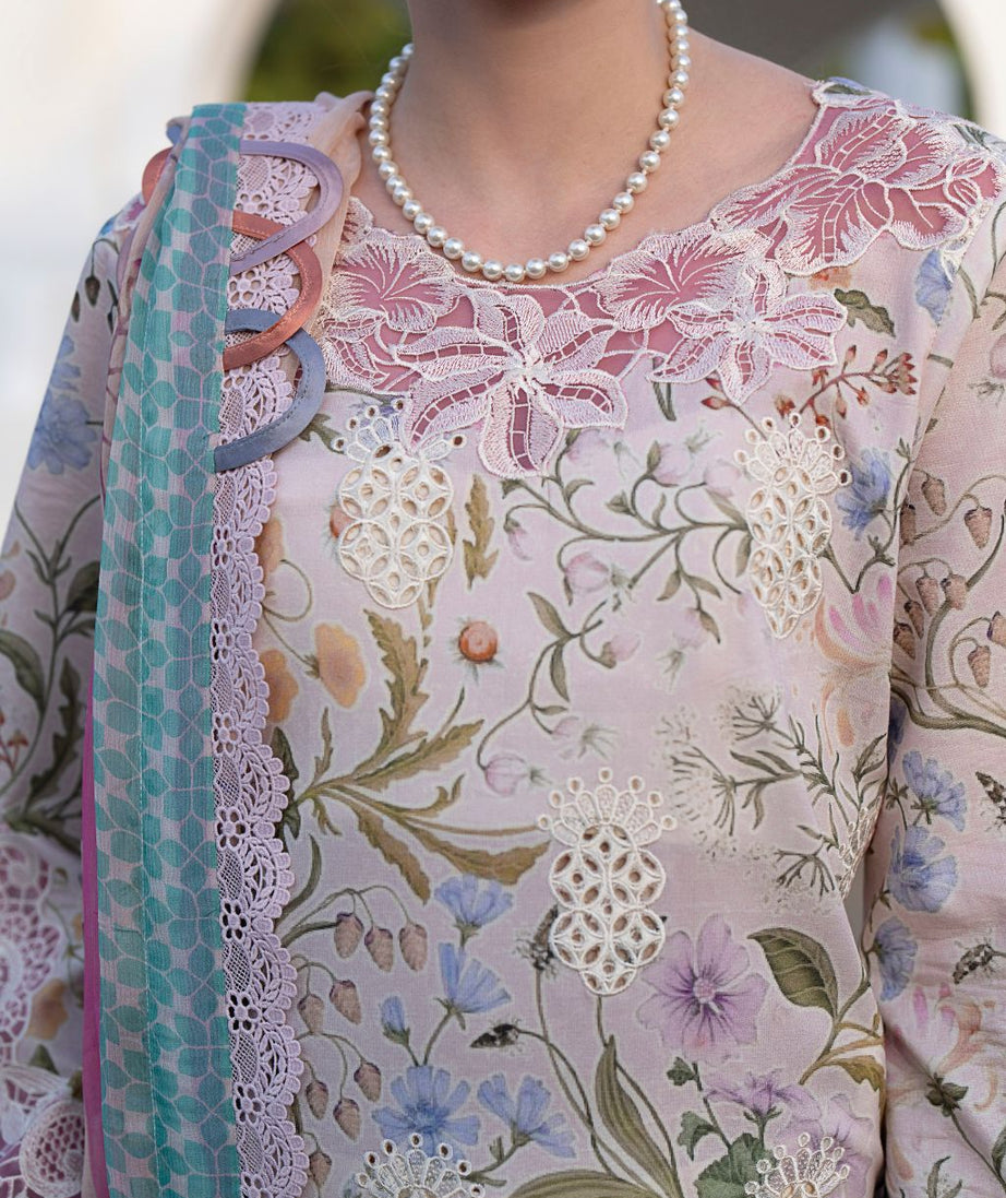 AJR Printkari Lawn`25 AJR#08 Rose