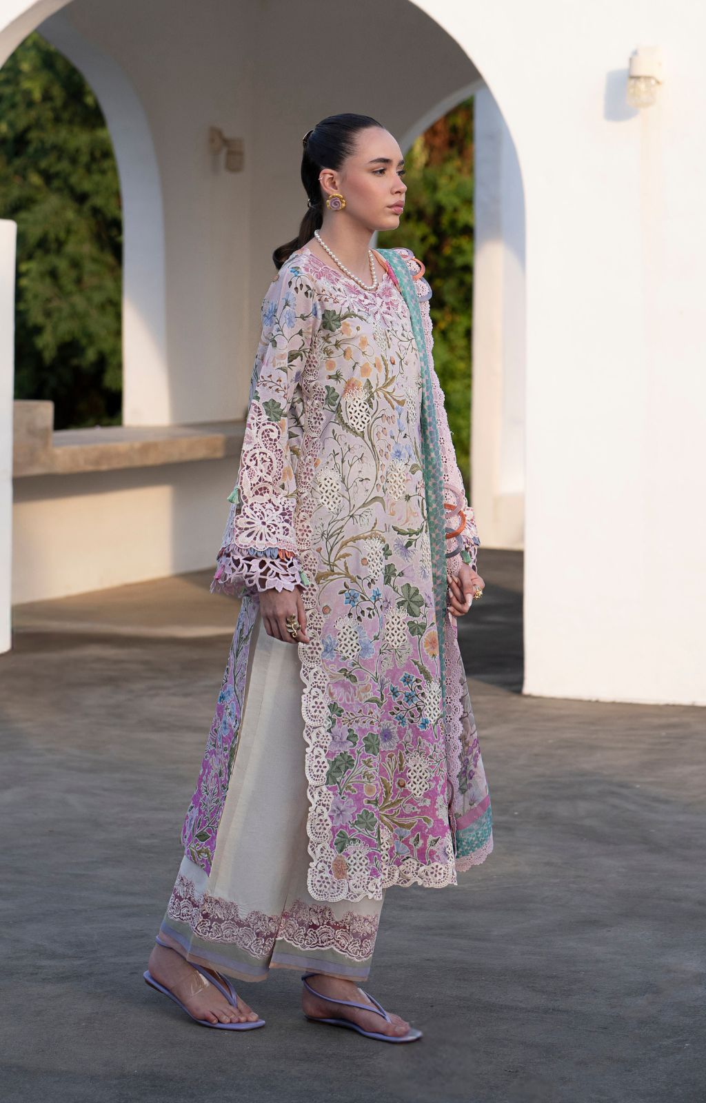 AJR Printkari Lawn`25 AJR#08 Rose
