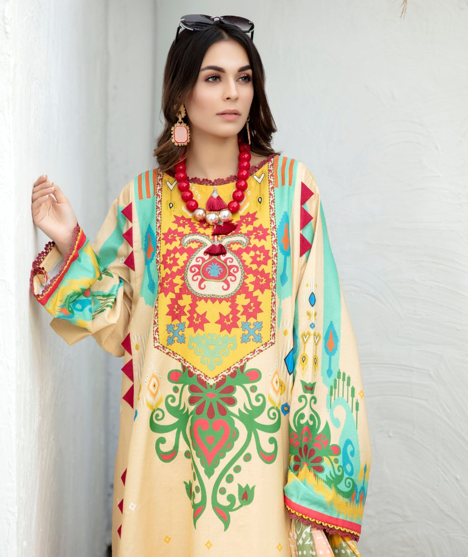 Ittehad Sarang'21 Rouge Ivory