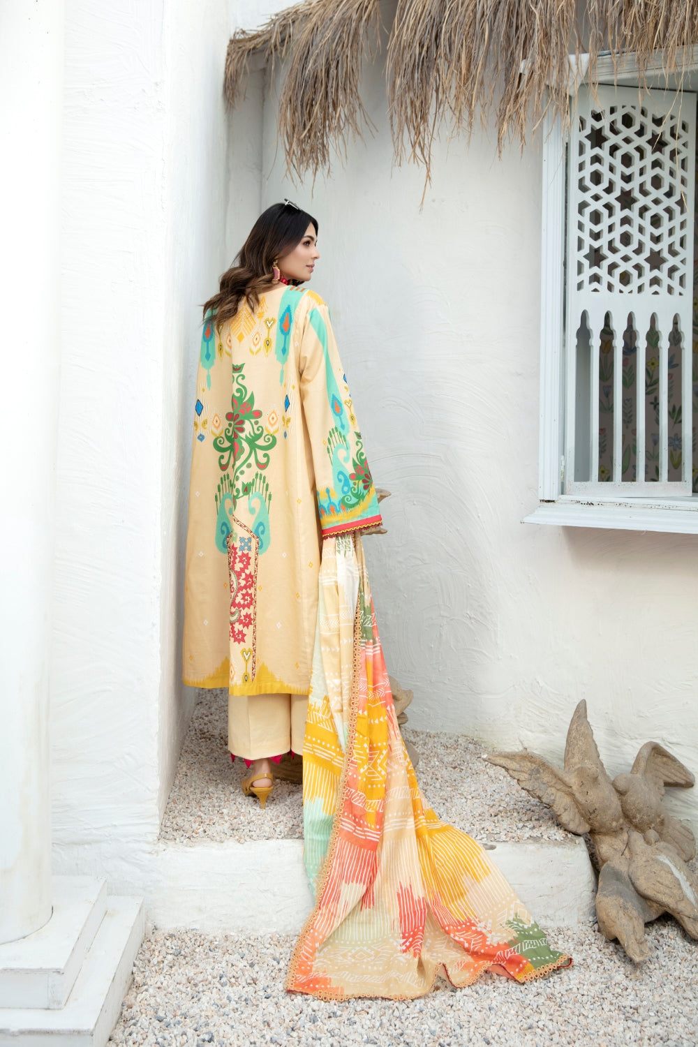 Ittehad Sarang'21 Rouge Ivory
