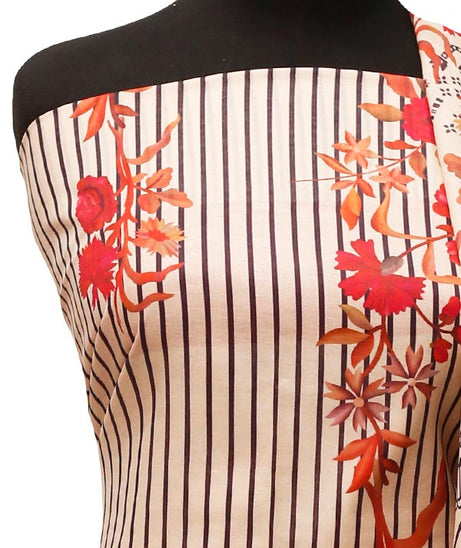 Royal Designer Lawn`22 D#19015 Peach