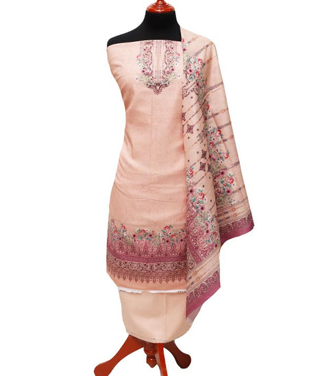 Royal Designer Lawn`22 D#77363 Peach
