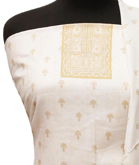 Royal Designer Lawn`22 D#77365 White