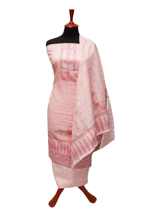 Royal Designer Lawn`22 D#77369 Pink
