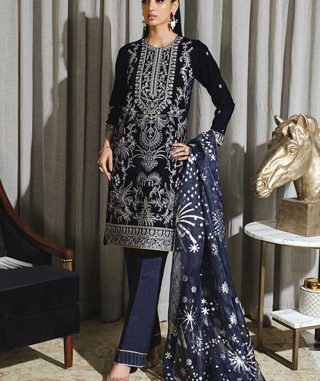 Rang Rasiya Tehwaar Luxury Velvet Wedding Collection'22 D#1 (FAIRUZAH)
