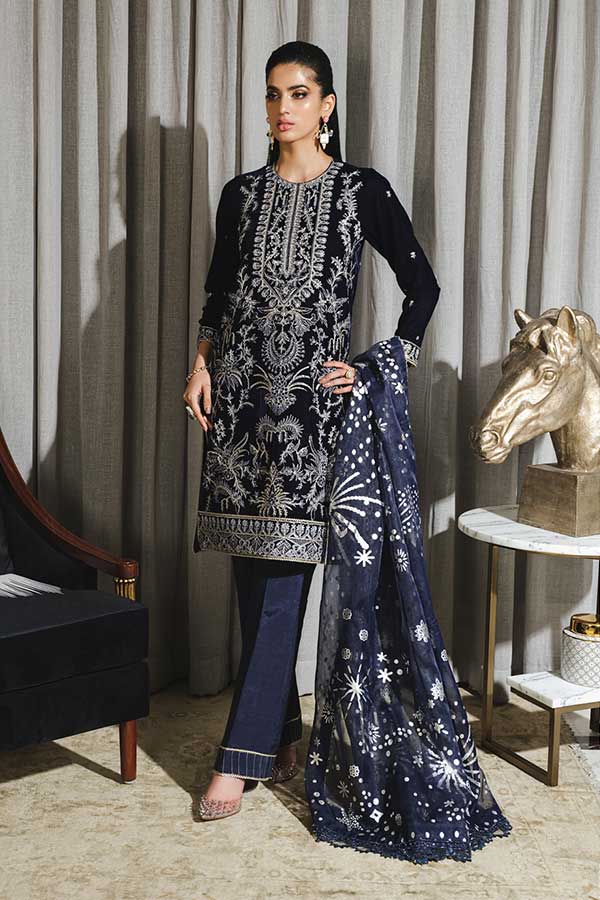 Rang Rasiya Tehwaar Luxury Velvet Wedding Collection'22 D#1 (FAIRUZAH)