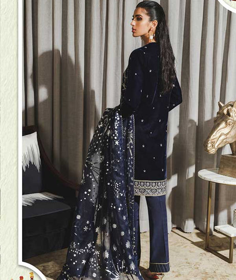 Rang Rasiya Tehwaar Luxury Velvet Wedding Collection'22 D#1 (FAIRUZAH)