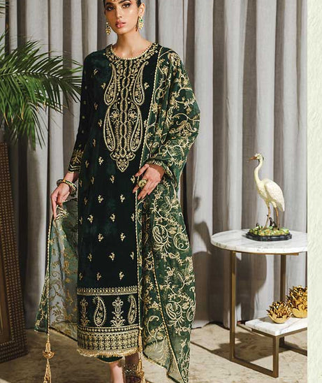 Rang Rasiya Tehwaar Luxury Velvet Wedding Collection'22 D#2 (JAHA AARA)