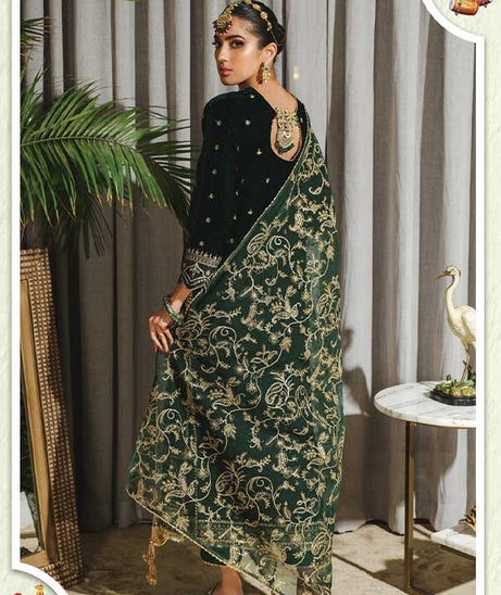 Rang Rasiya Tehwaar Luxury Velvet Wedding Collection'22 D#2 (JAHA AARA)