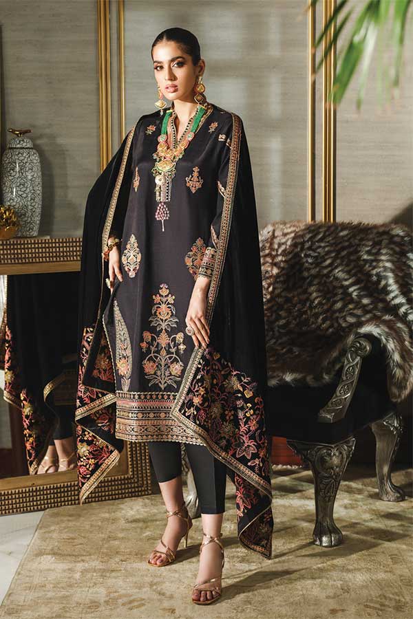 Rang Rasiya Tehwaar Luxury Velvet Wedding Collection'22 D#3 (ROSHAN AARA)
