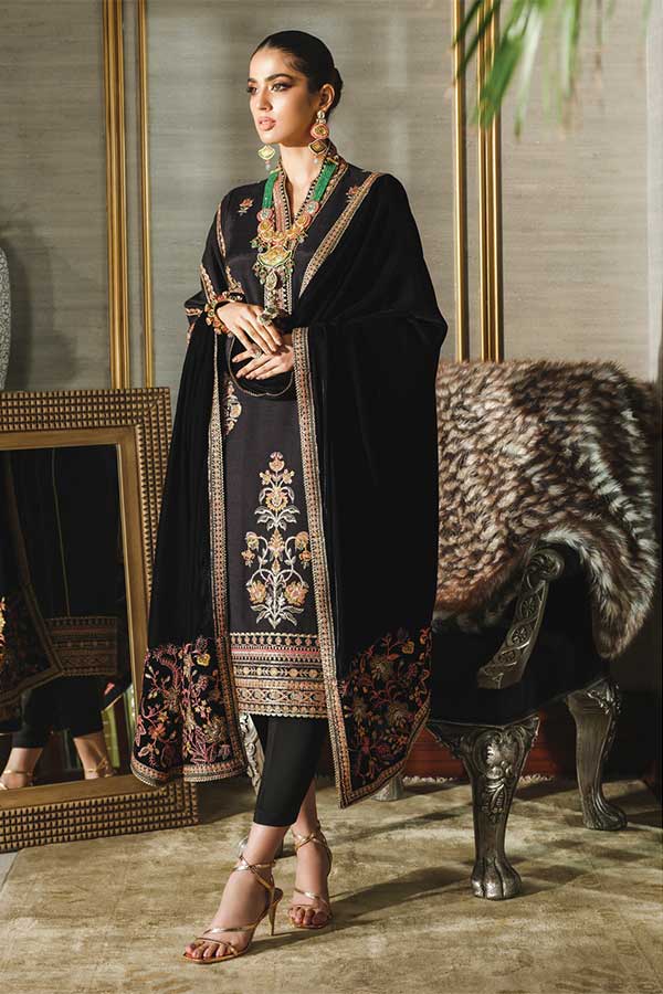 Rang Rasiya Tehwaar Luxury Velvet Wedding Collection'22 D#3 (ROSHAN AARA)