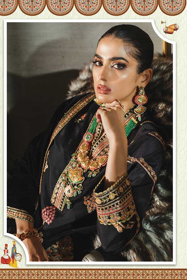Rang Rasiya Tehwaar Luxury Velvet Wedding Collection'22 D#3 (ROSHAN AARA)