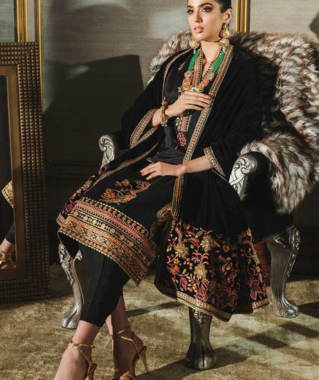 Rang Rasiya Tehwaar Luxury Velvet Wedding Collection'22 D#3 (ROSHAN AARA)