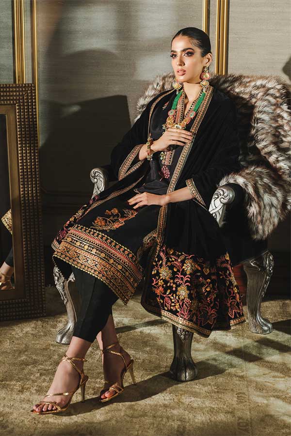 Rang Rasiya Tehwaar Luxury Velvet Wedding Collection'22 D#3 (ROSHAN AARA)