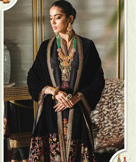 Rang Rasiya Tehwaar Luxury Velvet Wedding Collection'22 D#3 (ROSHAN AARA)