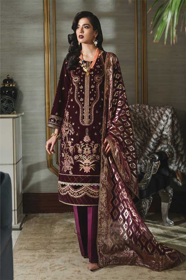 Rang Rasiya Tehwaar Luxury Velvet Wedding Collection'22 D#4 (MEHER UN NISA)