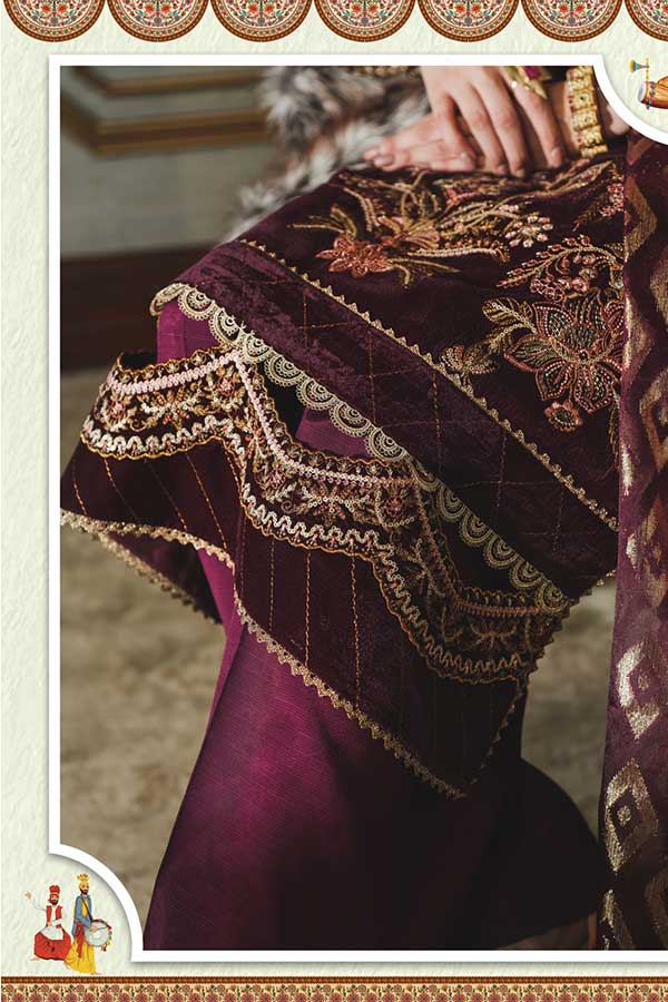 Rang Rasiya Tehwaar Luxury Velvet Wedding Collection'22 D#4 (MEHER UN NISA)