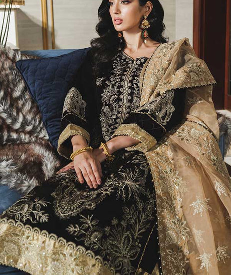 Rang Rasiya Tehwaar Luxury Velvet Wedding Collection'22 D#5 (BAKHTAWAR)