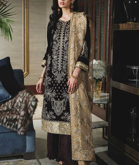 Rang Rasiya Tehwaar Luxury Velvet Wedding Collection'22 D#5 (BAKHTAWAR)