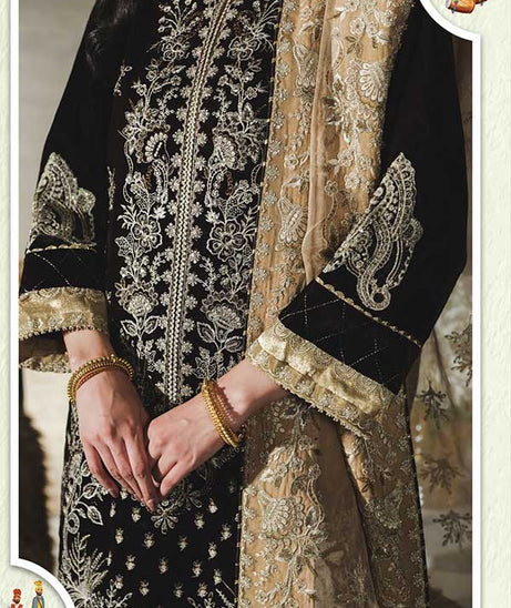 Rang Rasiya Tehwaar Luxury Velvet Wedding Collection'22 D#5 (BAKHTAWAR)