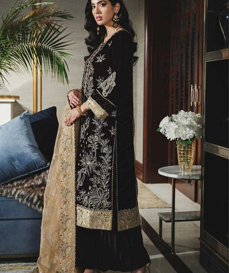 Rang Rasiya Tehwaar Luxury Velvet Wedding Collection'22 D#5 (BAKHTAWAR)