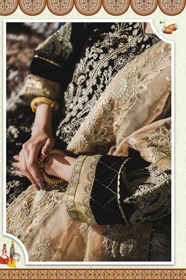 Rang Rasiya Tehwaar Luxury Velvet Wedding Collection'22 D#5 (BAKHTAWAR)