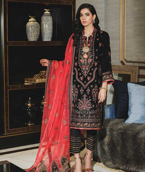 Rang Rasiya Tehwaar Luxury Velvet Wedding Collection'22 D#6 (GULMEENA)