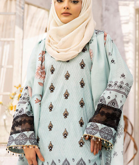 Ra Gul-e-Zarki Emb Shiffli`24 ZK#07