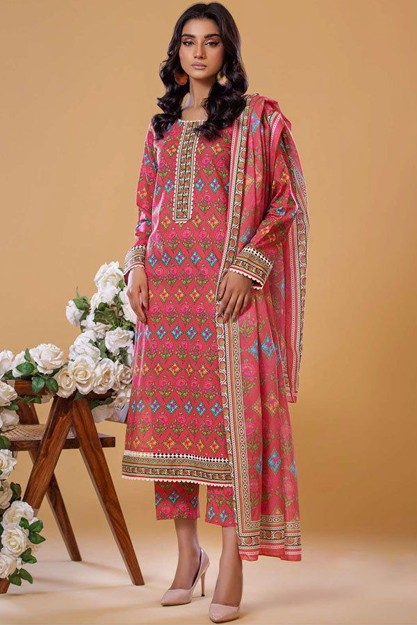 Rabea Digital Print Lawn'24 ST#10
