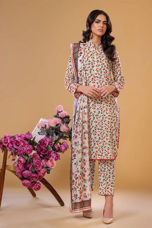 Rabea Digital Print Lawn'24 ST#7