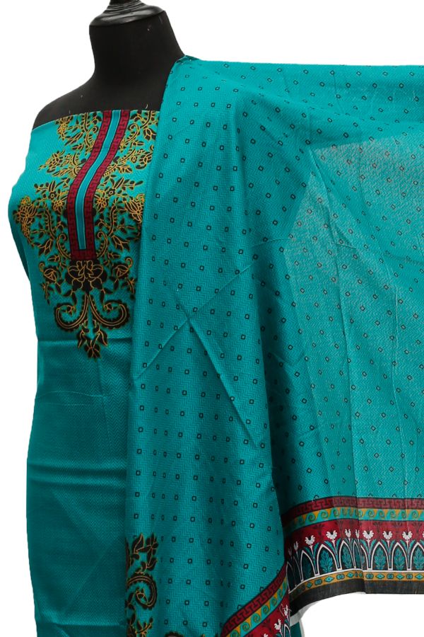 Rahat Lawn Net Dupatta`21 D#715 (Sea Green)