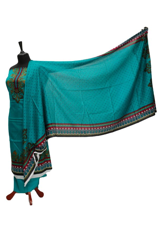Rahat Lawn Net Dupatta`21 D#715 (Sea Green)