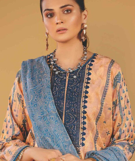 Rahi Jacquard E/Chiffon`22 D#7011