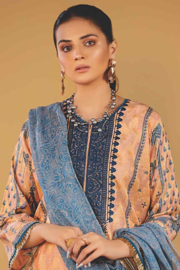 Rahi Jacquard E/Chiffon`22 D#7011
