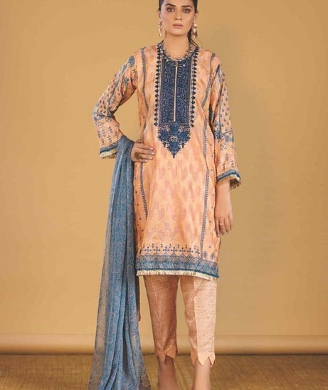 Rahi Jacquard E/Chiffon`22 D#7011