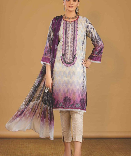 Rahi Jacquard E/Chiffon`22 D#7012